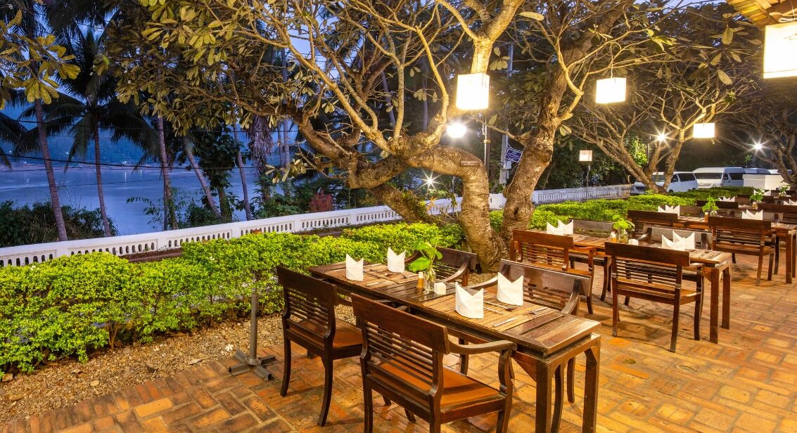 breakfast, lunch, dinner served; asian cuisine, garden views