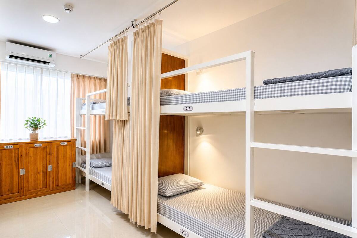 Shared Dormitory | In-room safe, desk, blackout drapes, WiFi (free)
