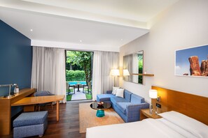 Premium bedding, pillow-top beds, in-room safe, individually furnished