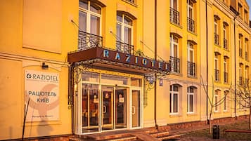 Front of property - evening/night