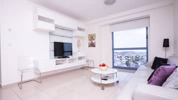 Deluxe Apartment, 2 Bedrooms | 1 bedroom, desk, blackout curtains, iron/ironing board