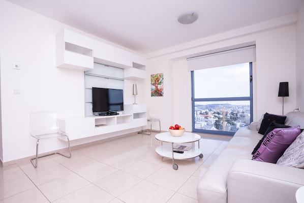 Deluxe Apartment, 2 Bedrooms | 1 bedroom, desk, blackout curtains, iron/ironing board