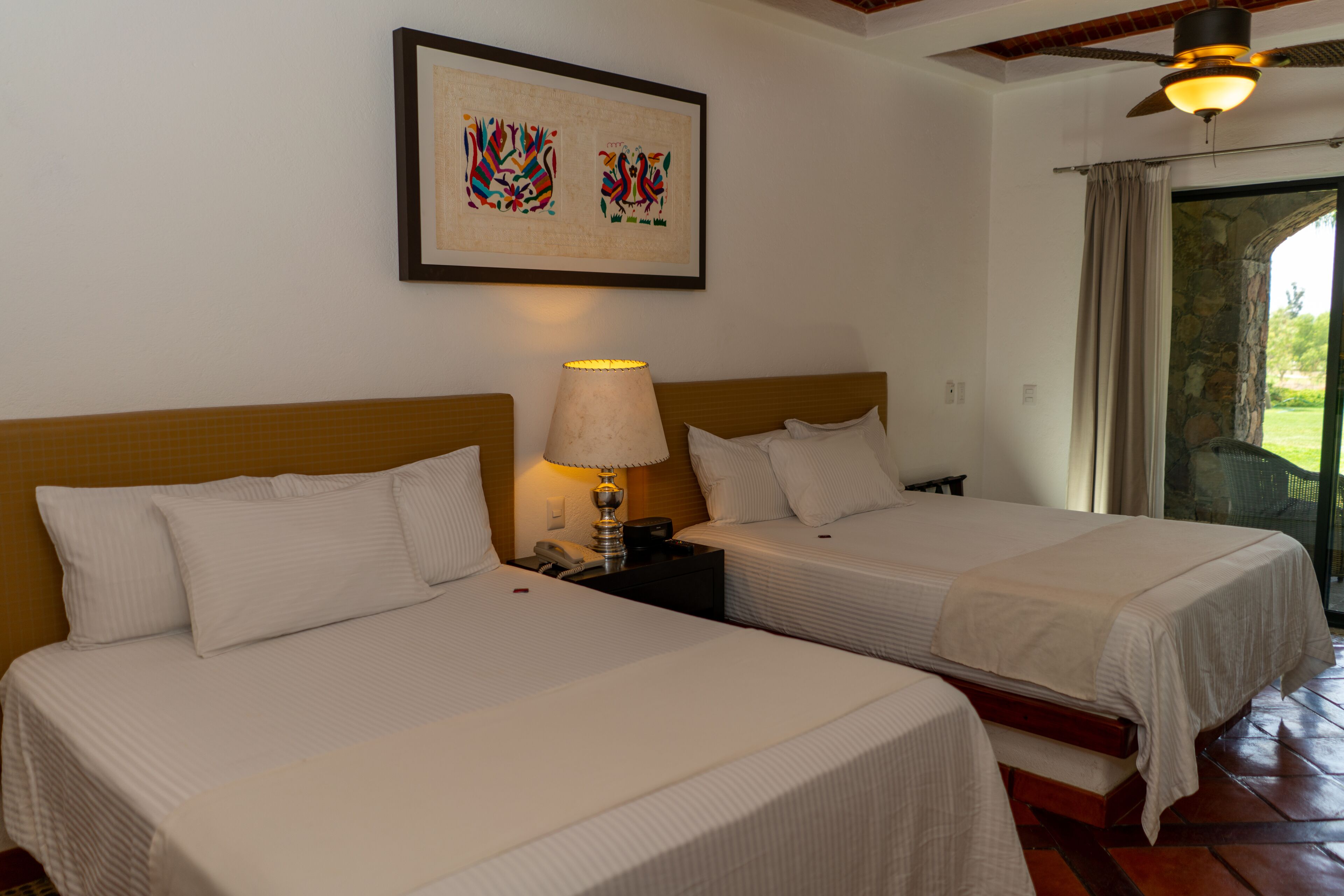 room, 2 queen beds | in-room safe, desk, iron/ironing board, free wifi