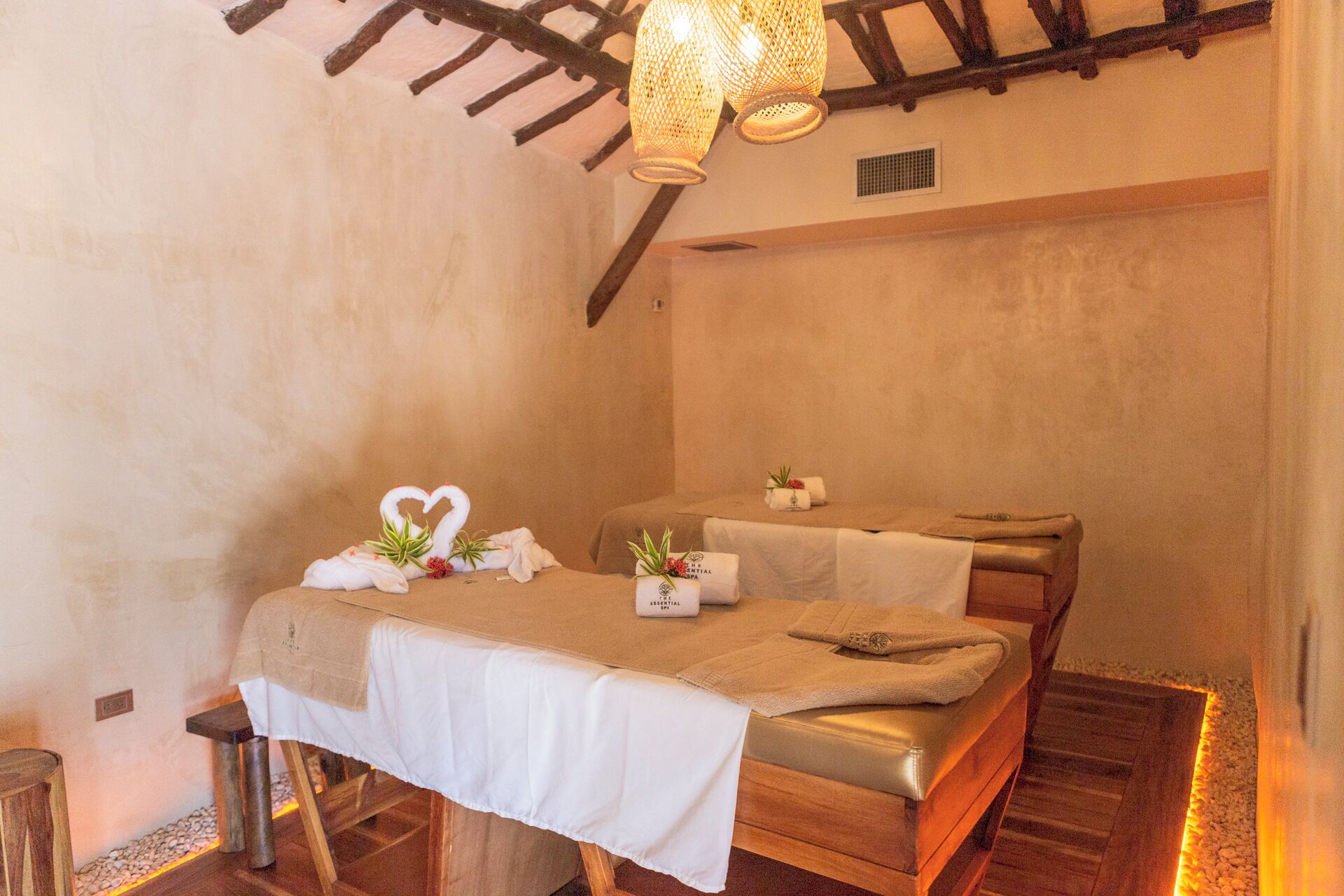 Body treatments, aromatherapy, hot stone massages, body scrubs, facials