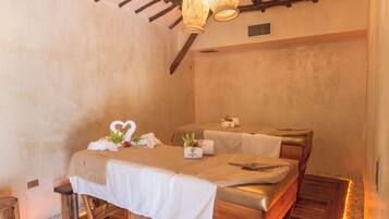 Body treatments, aromatherapy, hot stone massages, body scrubs, facials