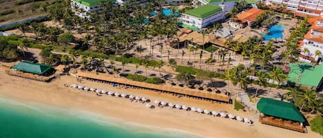 Outdoor banquet area