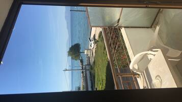 Family Apartment, 2 Bedrooms, Partial Sea View | Balcony view