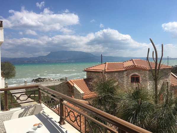 Studio, merinäköala | Näkymä parvekkeelta