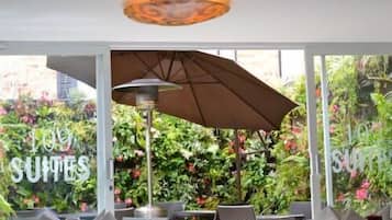 Breakfast served, local cuisine