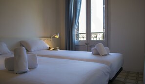 Down duvets, in-room safe, iron/ironing board, free WiFi