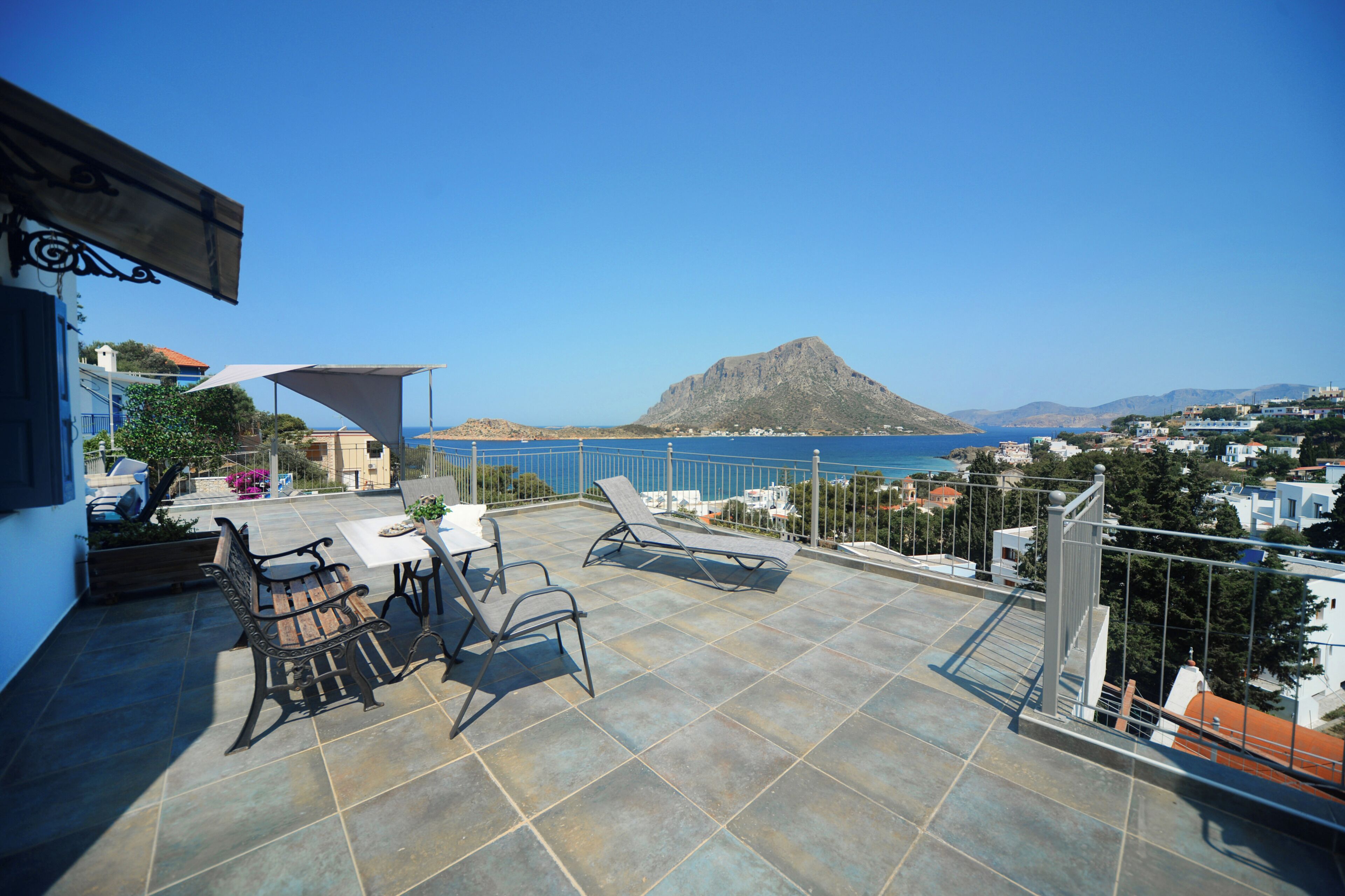 Apartment, 2 Bedrooms, Sea View | Terrace/patio