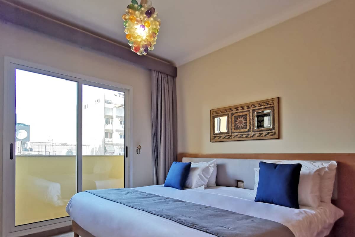Suite Penthouse | Pillowtop-Betten, Zimmersafe, Schreibtisch, Bügeleisen/Bügelbrett