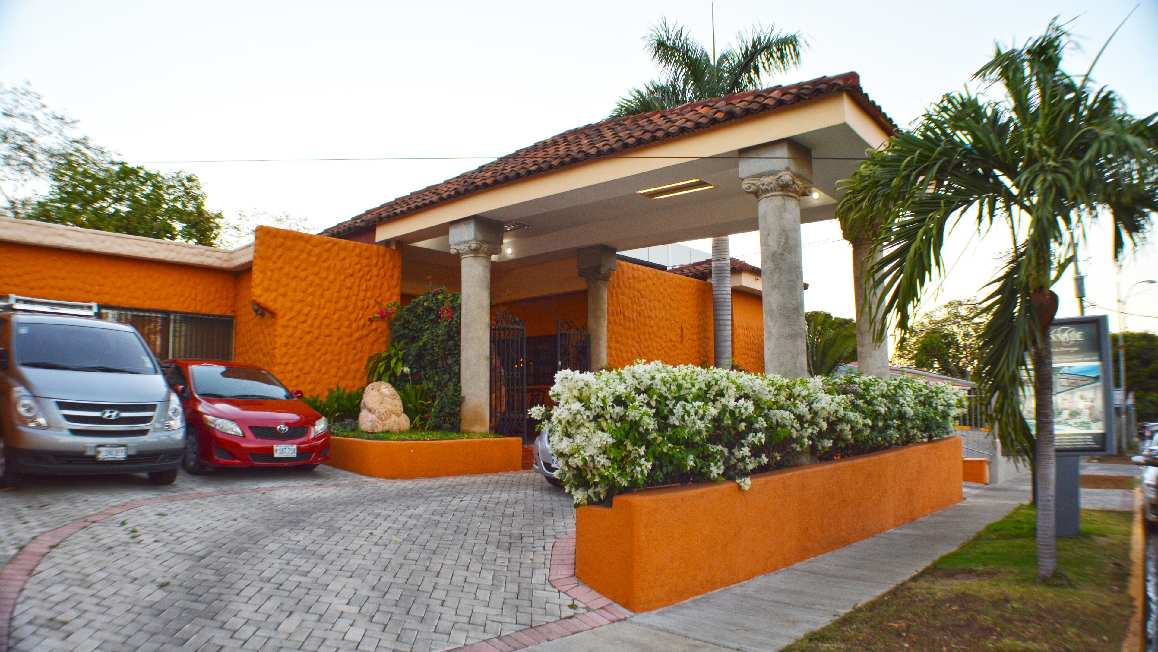 Blick von der Unterkunft