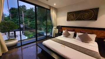 2 Bedroom Private Pool Villa with Mountain View | 1 室のベッドルーム、高級寝具、セレクト コンフォート製ベッド、ミニバー