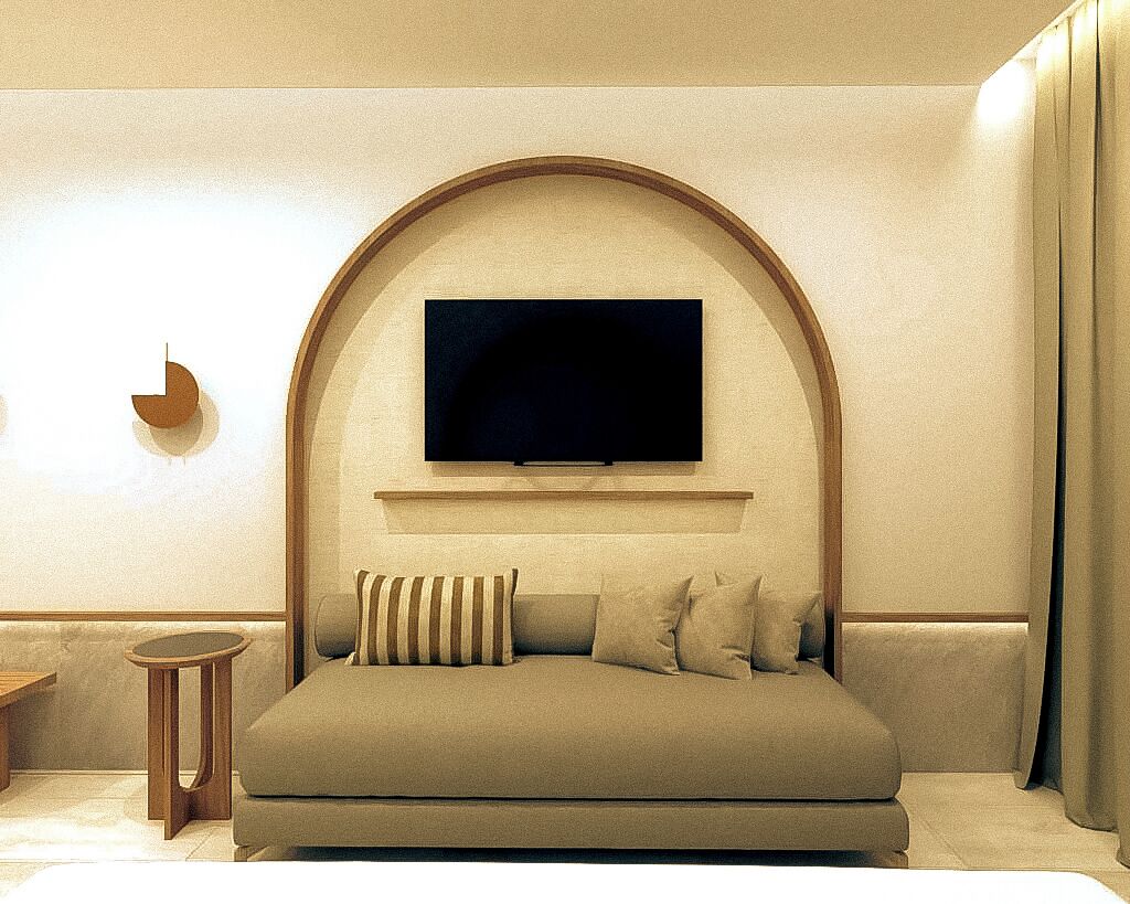 Minibar, desk, blackout drapes, iron/ironing board