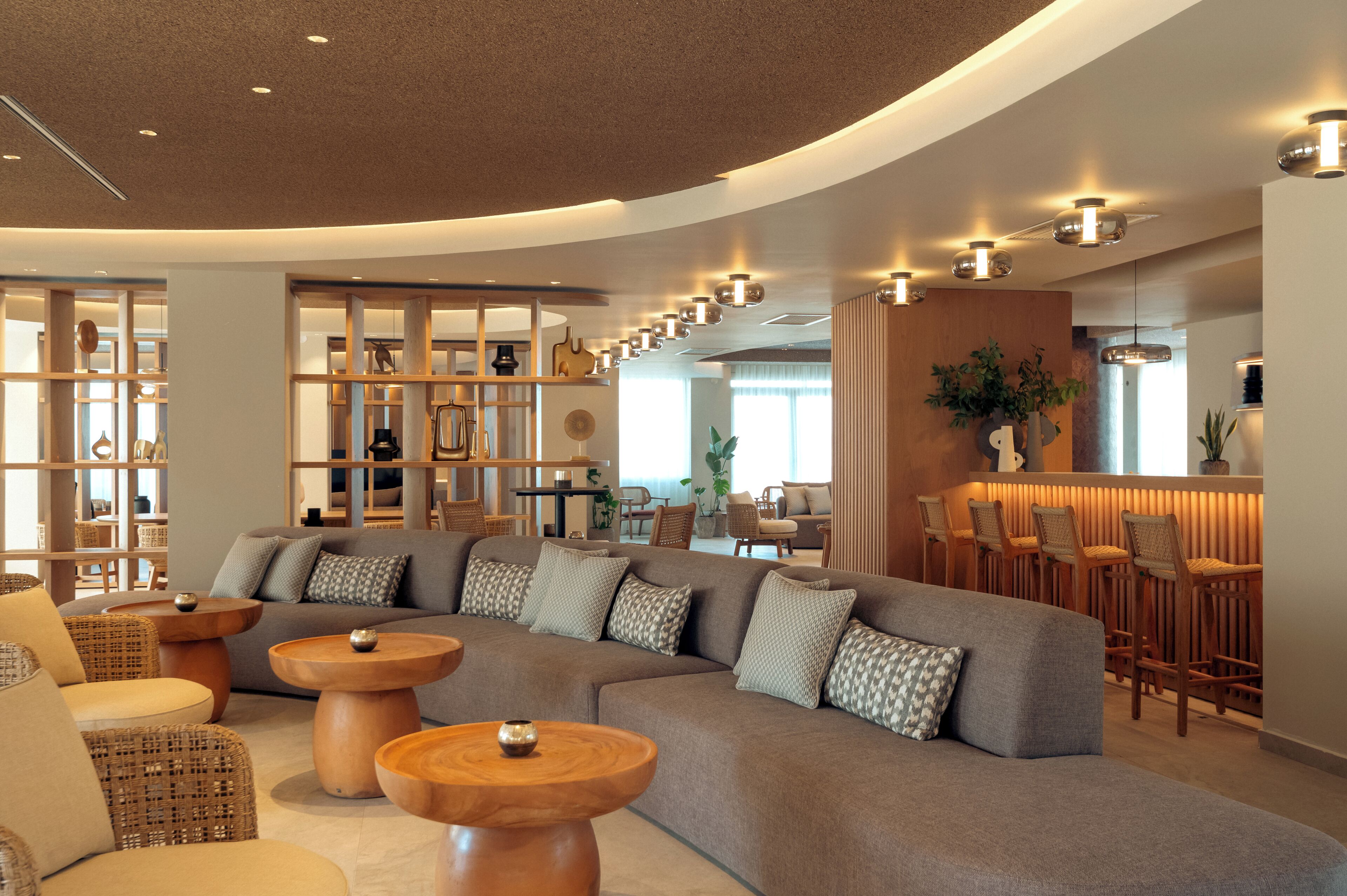 Coin salon dans le hall