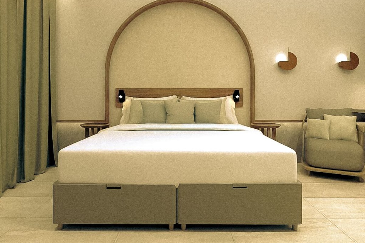 Habitación doble | Minibar, escritorio, cortinas opacas y tabla de planchar con plancha