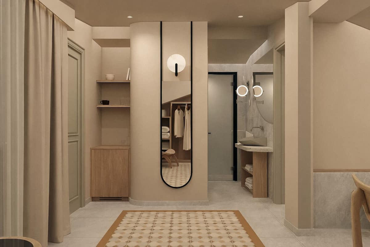 Habitación doble | Minibar, escritorio, cortinas opacas y tabla de planchar con plancha