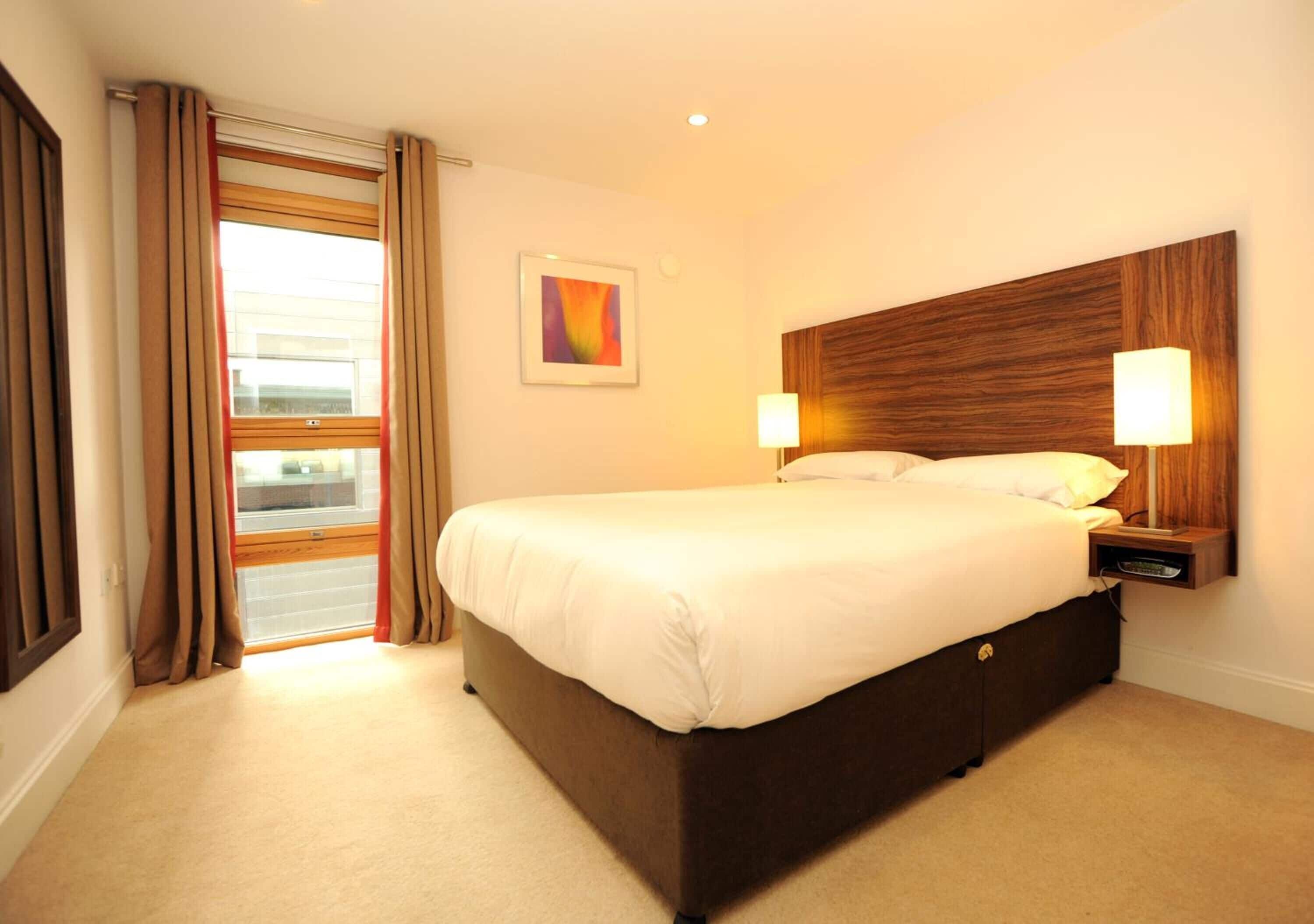 Hypo-allergenic bedding, pillow-top beds, in-room safe