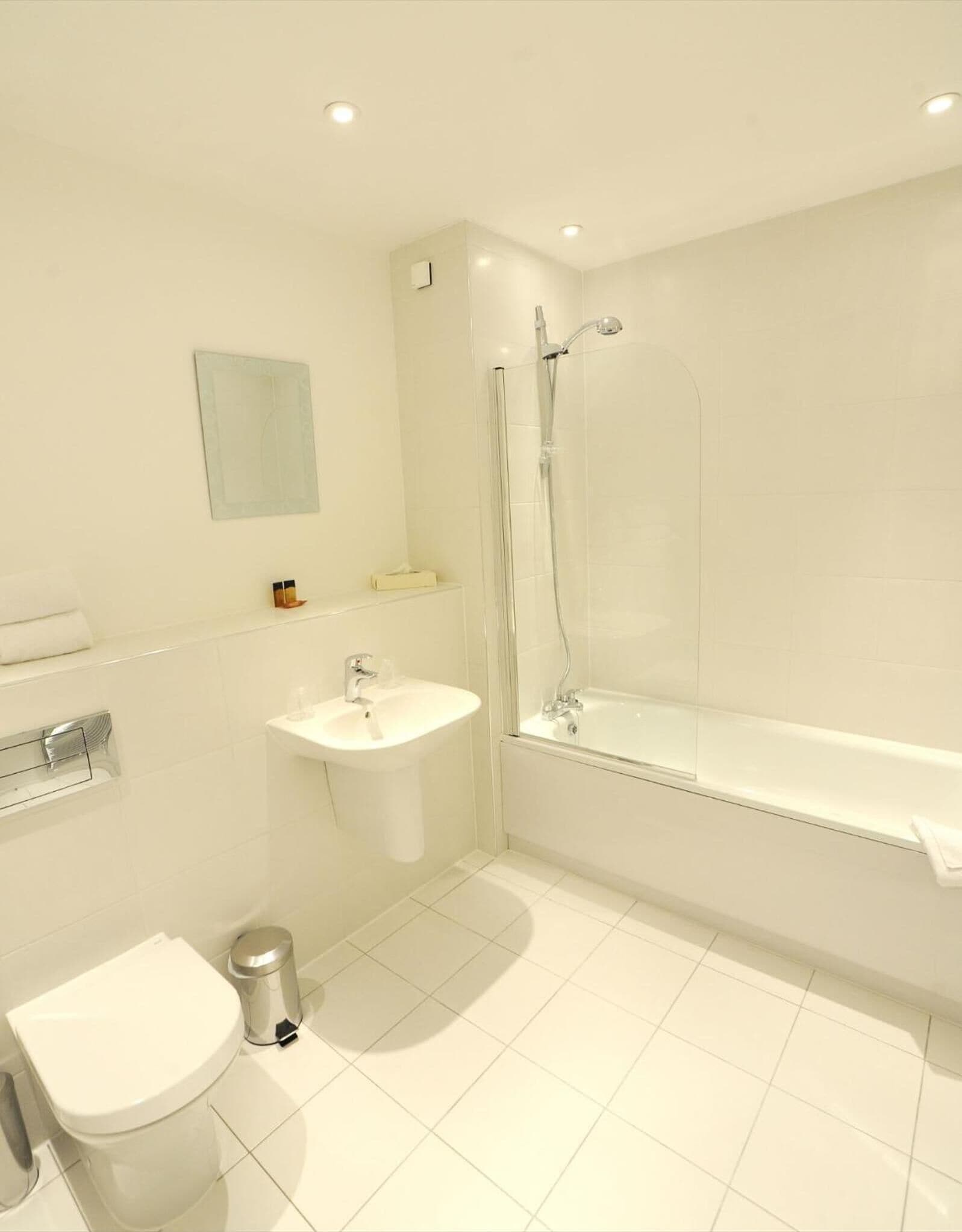 Hair dryer (on request), towels