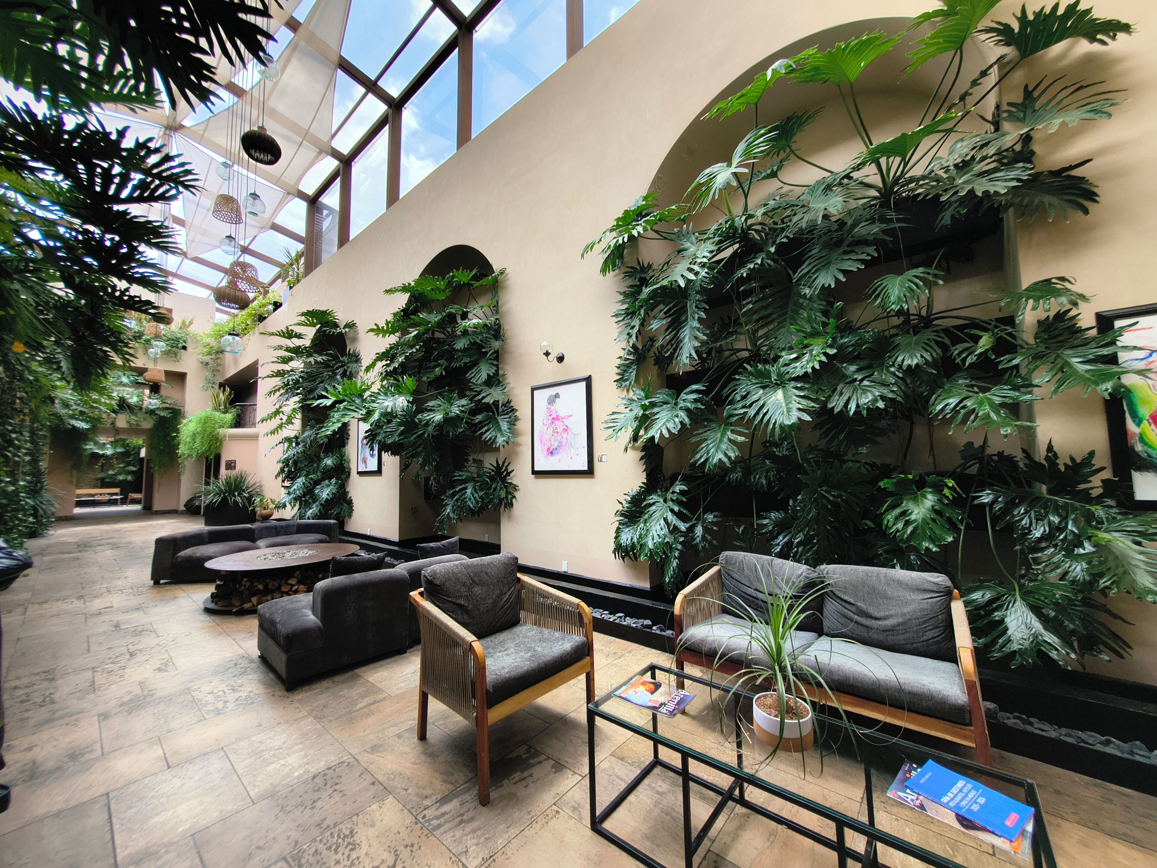 Sala de estar en el lobby
