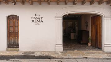 Voorkant van accommodatie