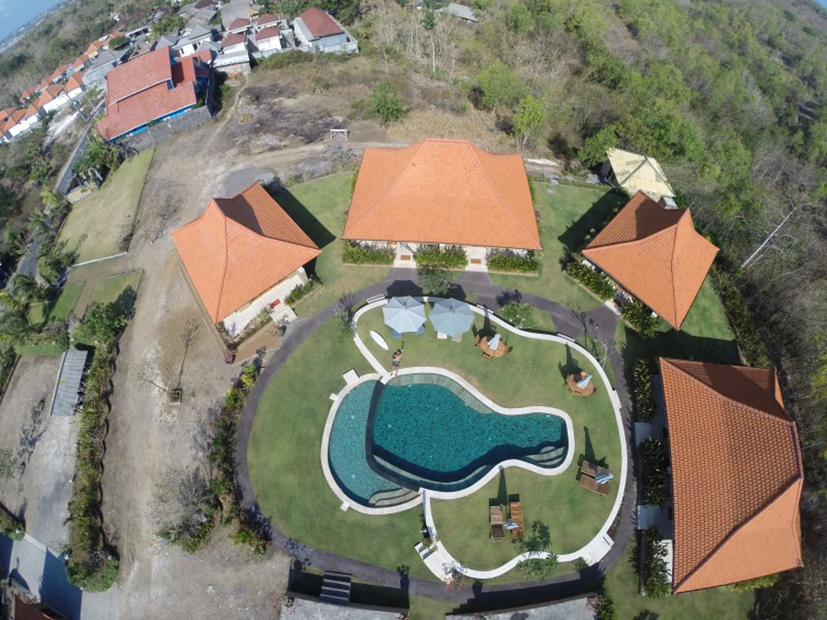 aerial view