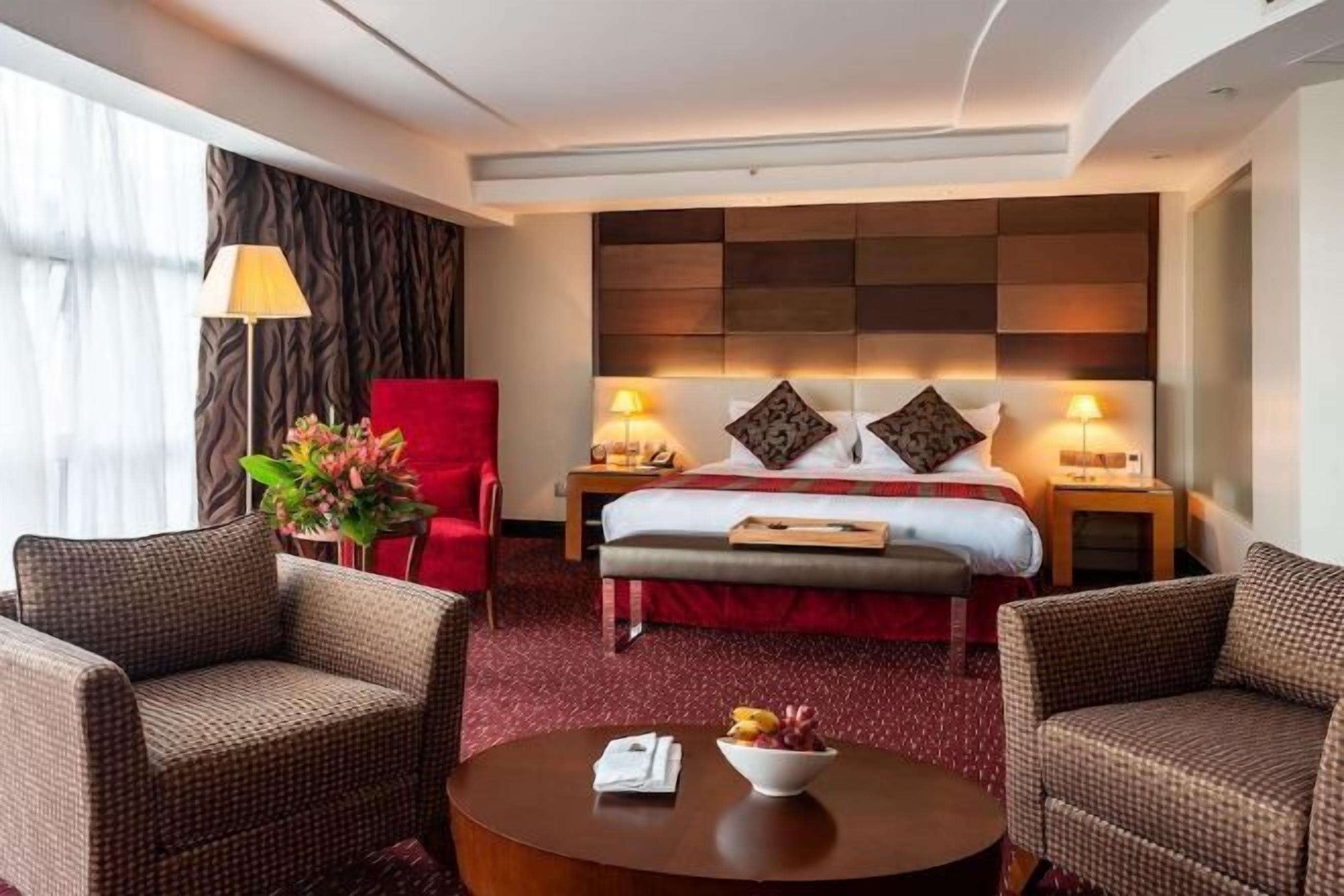 Draps en coton égyptien, literie de qualité supérieure, minibar