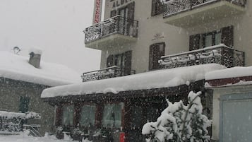 Fassade der Unterkunft