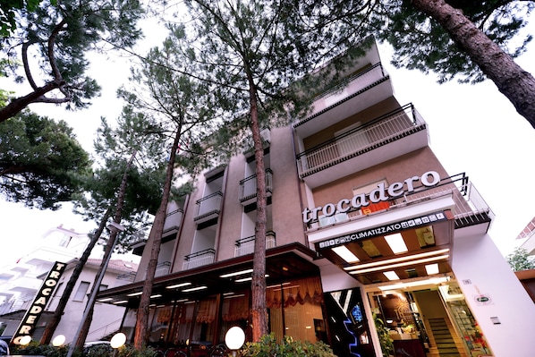 Fassade der Unterkunft