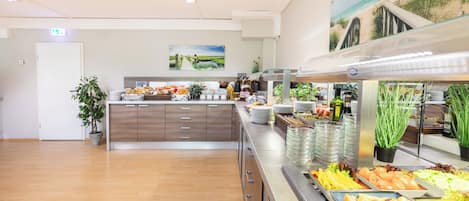 Daily buffet breakfast (EUR 10 per person)
