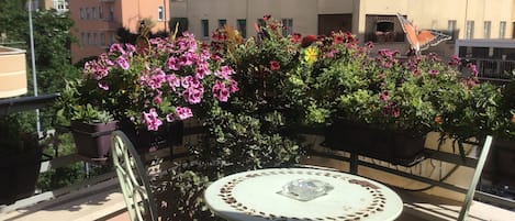 Chambre Quadruple, balcon | Vue de la chambre