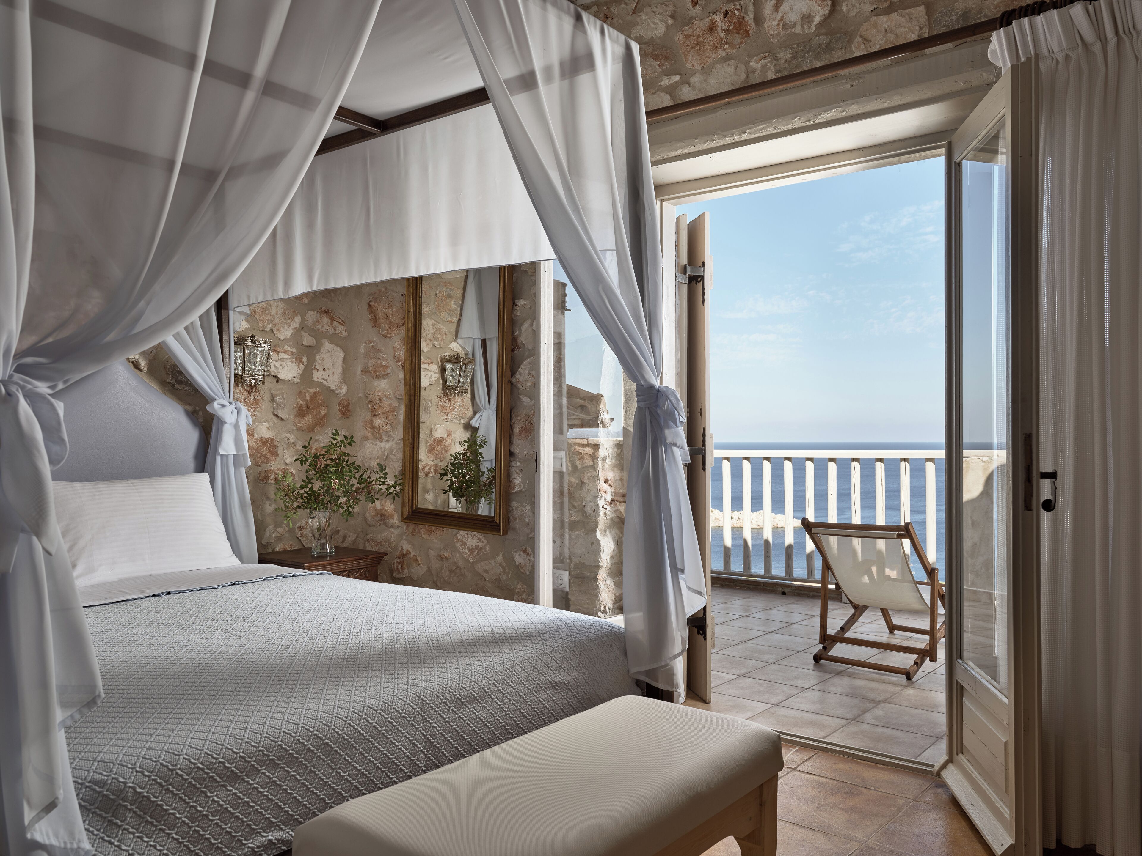 Traditional Villa, 3 Bedrooms, Sea View | Premium bedding, down comforters, in-room safe, individually decorated