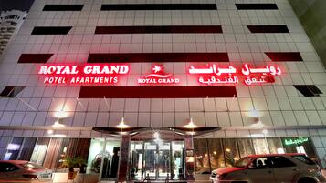 Front of property – evening/night