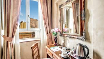 Camera con letto matrimoniale o 2 letti singoli | Vista dalla camera