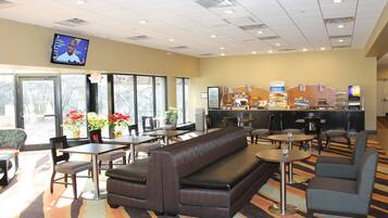 Free daily on-the-go breakfast