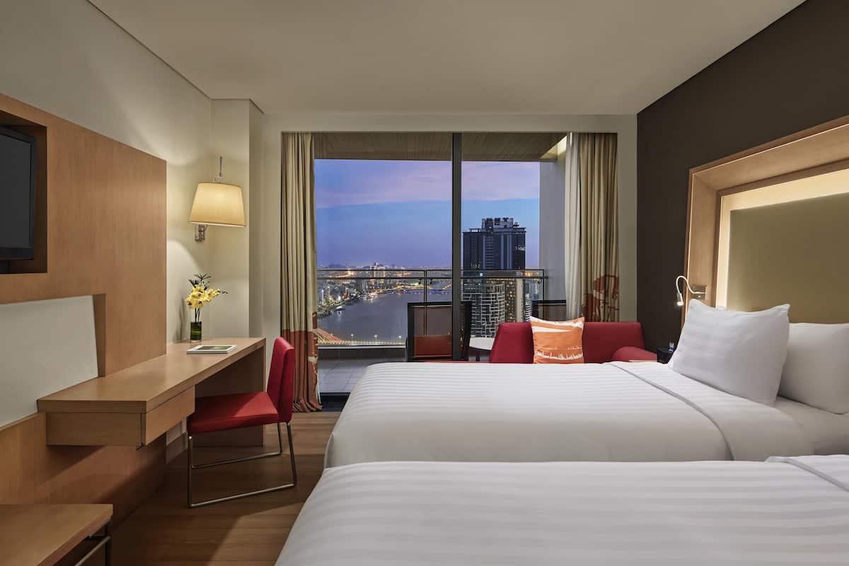 Ropa de cama de alta calidad y minibar