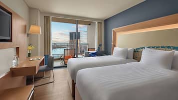 Superior Room, 2 Twin Beds, Balcony, Bay View | Premium bedding, minibar, in-room safe, desk