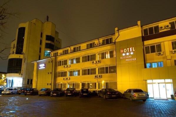Front of property – evening/night