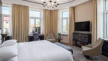 Suite Présidentielle, 1 trÚs grand lit | Draps italiens Frette, literie de qualité supérieure