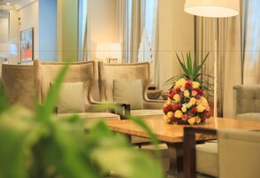 Lobby sitting area