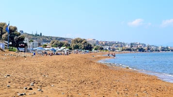 Vlak bij het strand