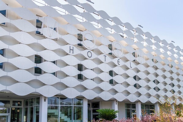 Majoituspaikan julkisivu