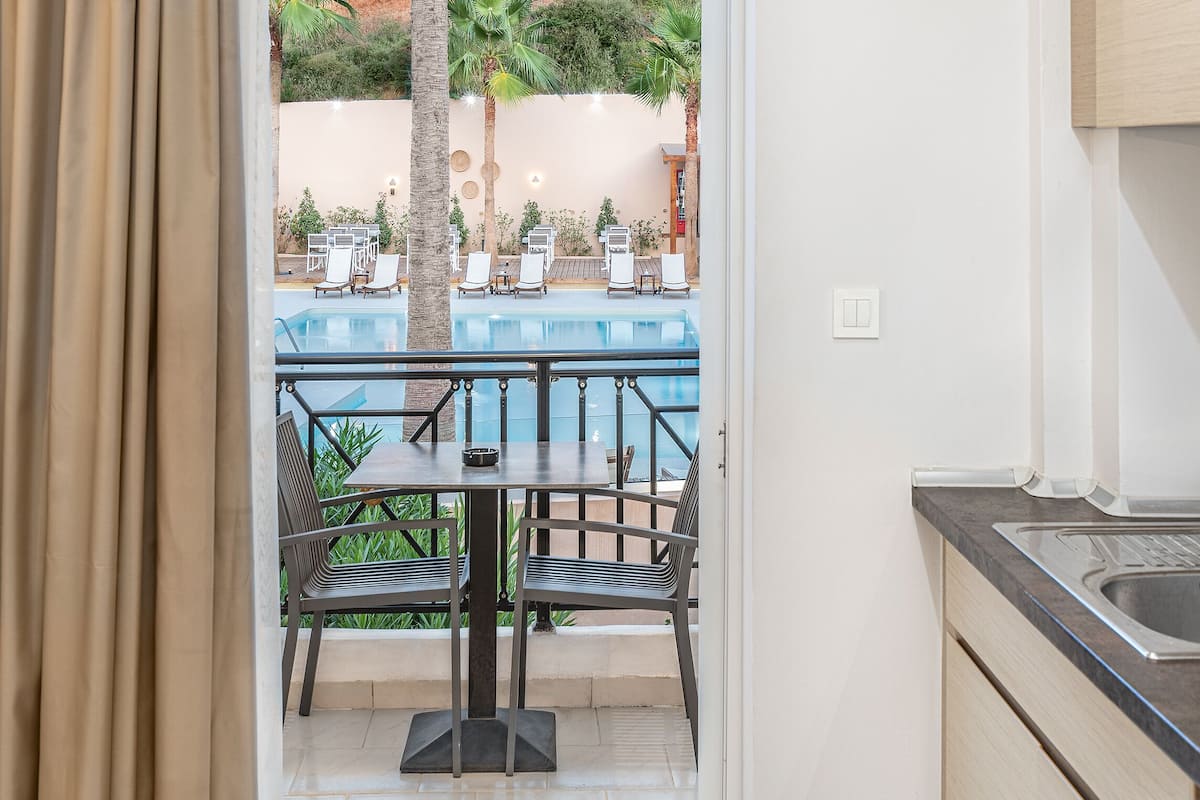 Studio Supérieur, vue partielle sur la mer | Vue depuis le balcon