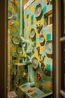 Family Room with Interior View | 1 svefnherbergi, ofnæmisprófaður sængurfatnaður, míníbar