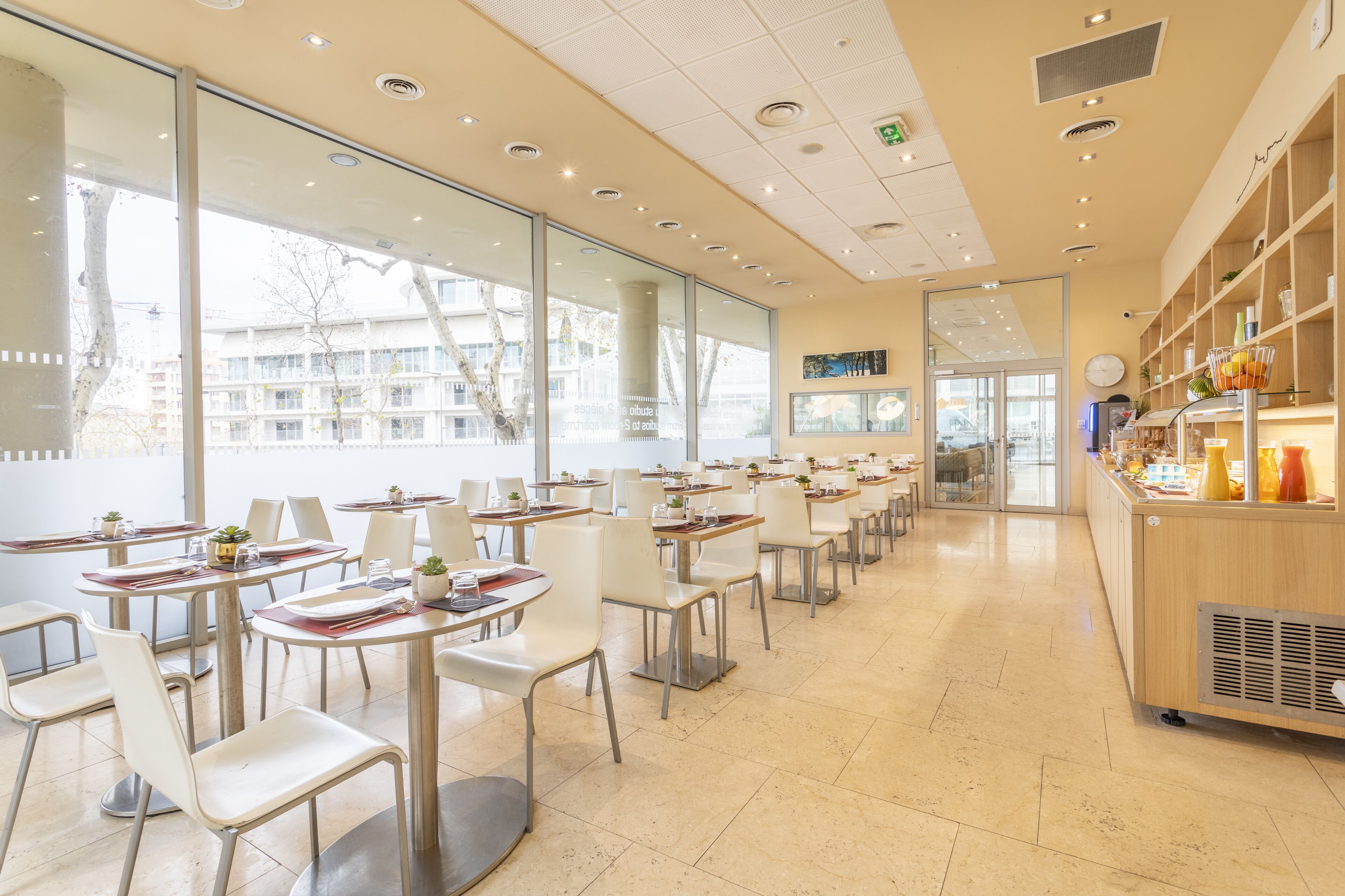 Daily buffet breakfast (EUR 12.90 per person)