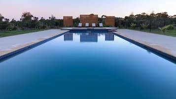 Indoor pool, 2 outdoor pools, sun loungers