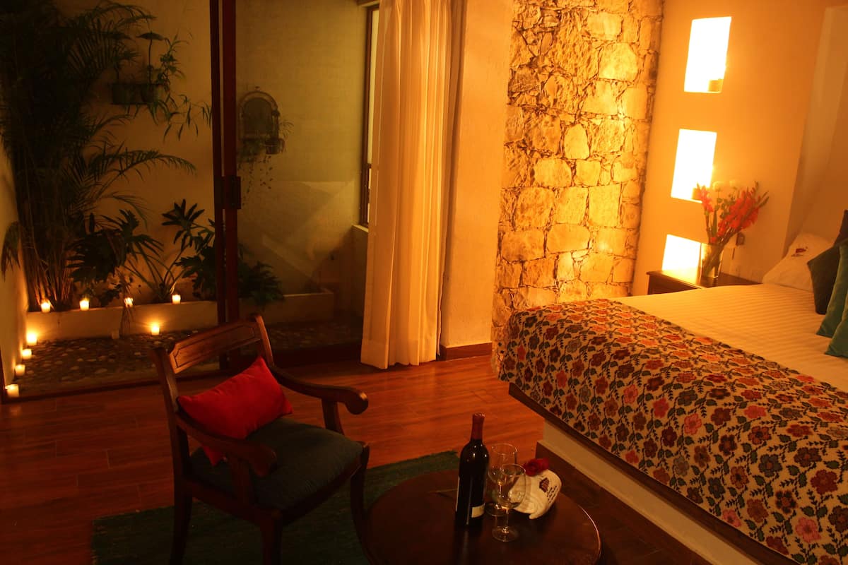 lover suite deluxe | individually decorated, individually furnished, blackout curtains