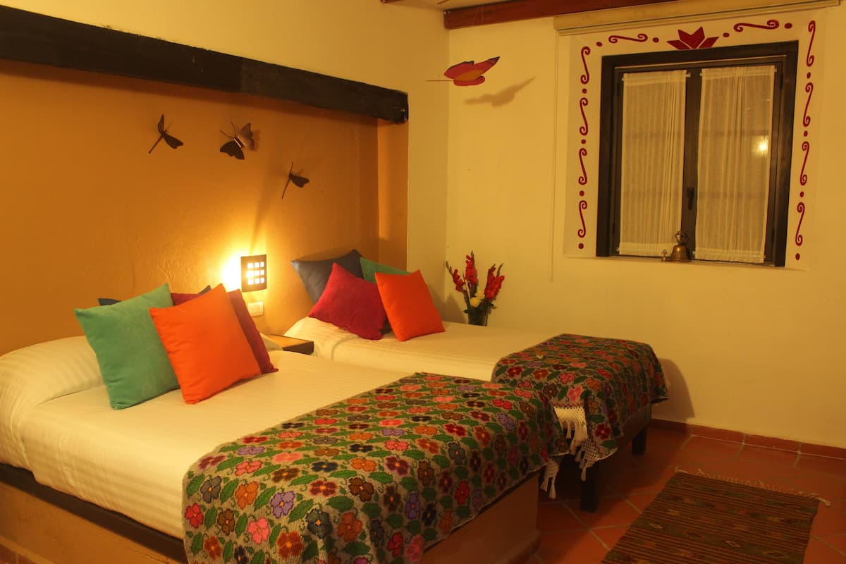 Blackout curtains, iron/ironing board (on request), free WiFi