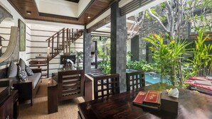 Vila, 2 kamar tidur, kolam renang pribadi | Ruang keluarga